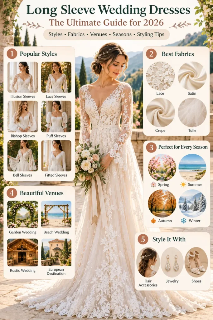 long sleeve wedding dresses